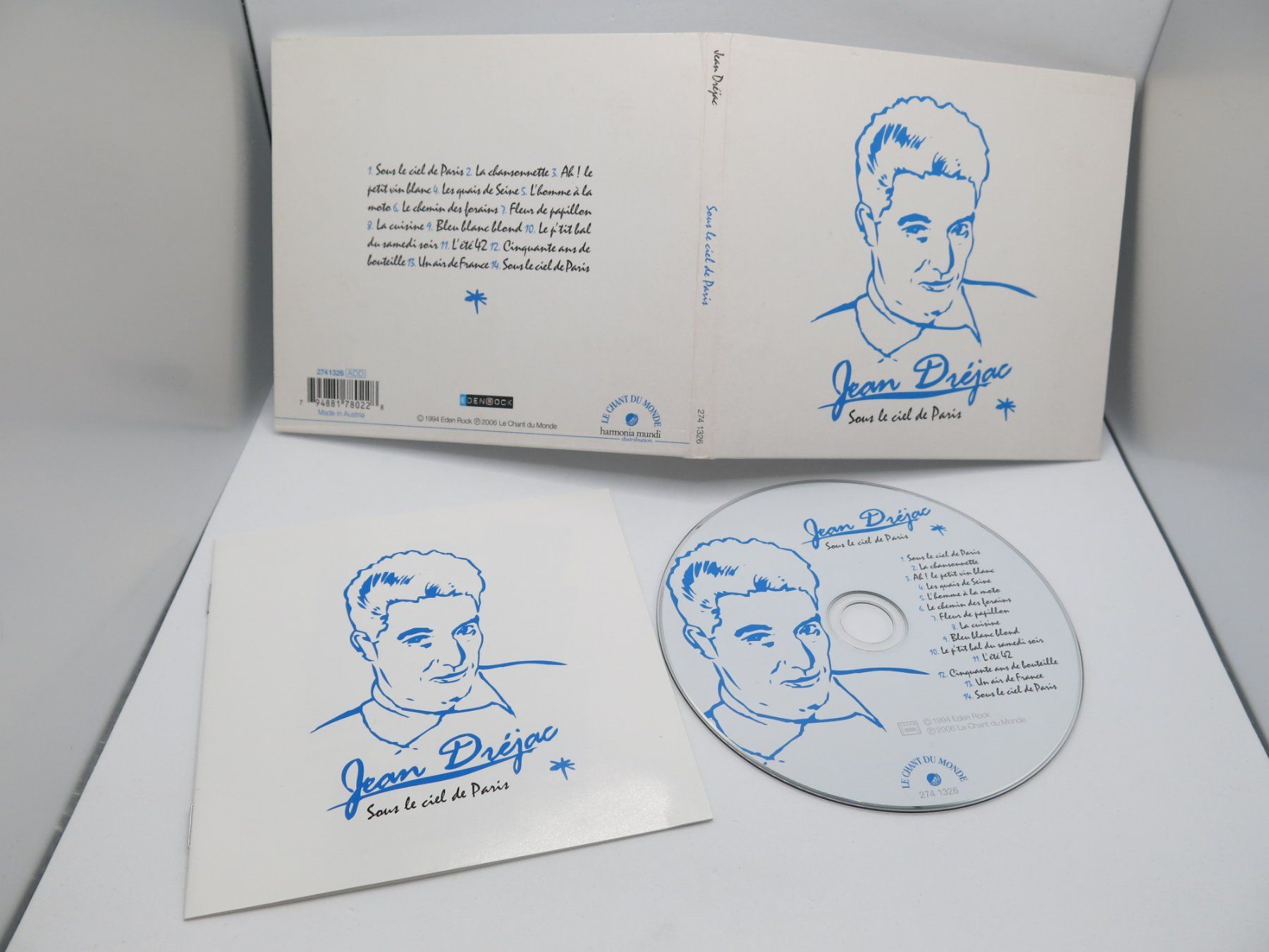 CD: CD Jean Drejac - Sous Le Ciel De Paris – Usato da Ernetschwil venduto da luisvonerni