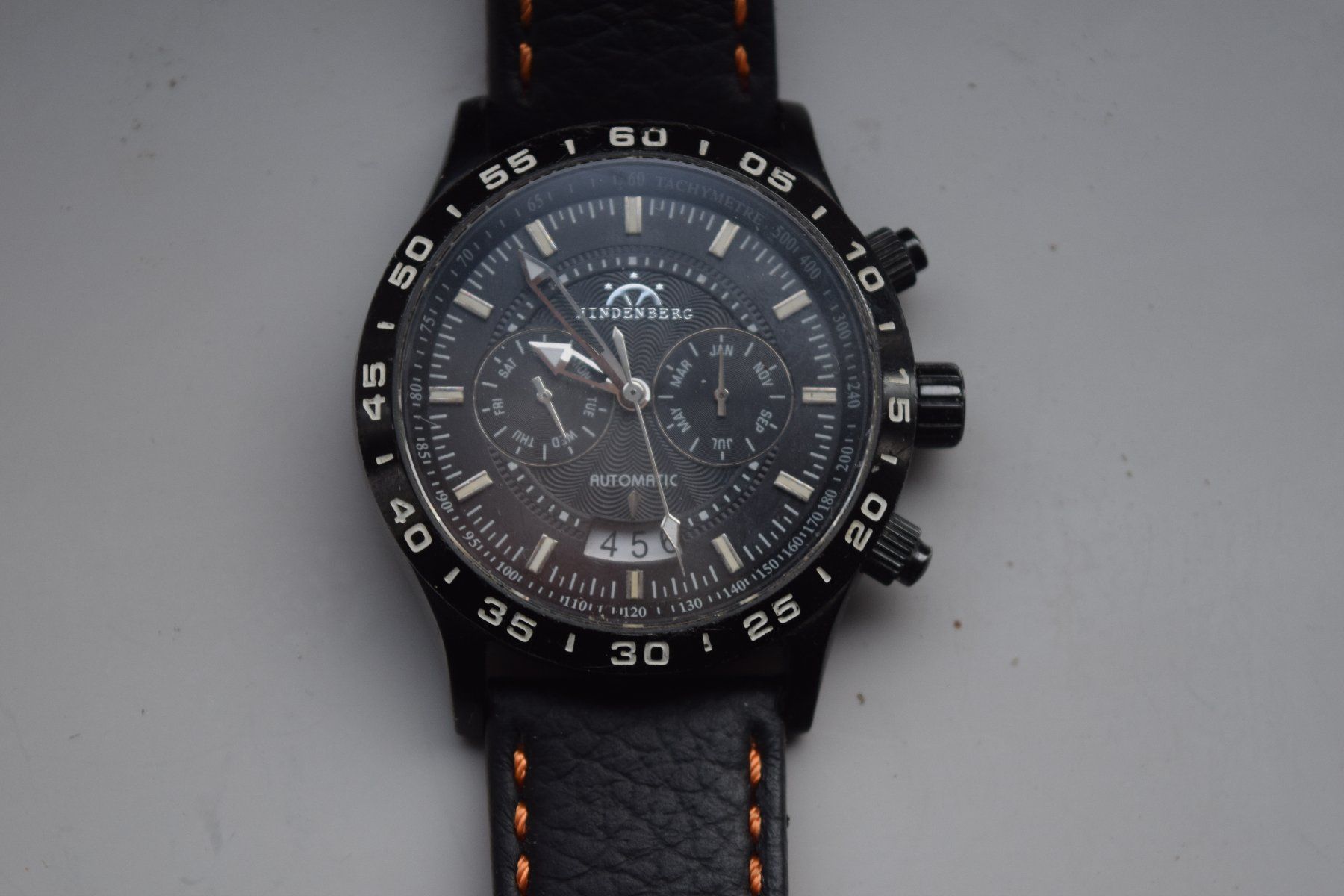 Orologi: Hindenberg Automatic Uhr Chronograph 45 mm – Usato da Wallisellen venduto da tiktik60