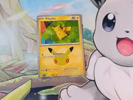 Carte Pokémon Pikachu 30 ans FR 05/30 027/128