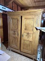 Nussbaum Schrank, Louis Philippe, 2 Türen B160, H195, T60 cm