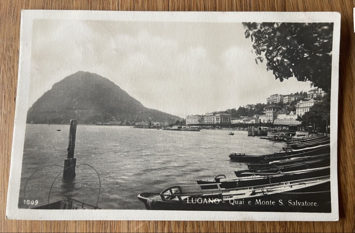 Cartoline postali: Ansichtskarten Tessin Lugano – Usato da Waldstatt venduto da Cremschnitte 6