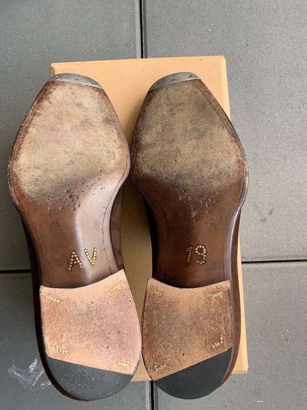Herrenschuhe: Suede Penny Loafers - handgemacht – Gebraucht aus Männedorf von alexzh007 3