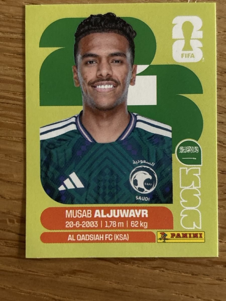 Panini Carte collezionabili: KSA 9 - Panini World Cup 2026 – Nuovo (secondo la descrizione) da Cumpadials venduto da luc7373