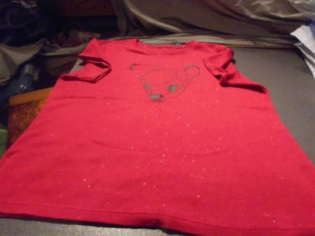 T-Shirt Grösse 36/38, Disney, rot, Bambi