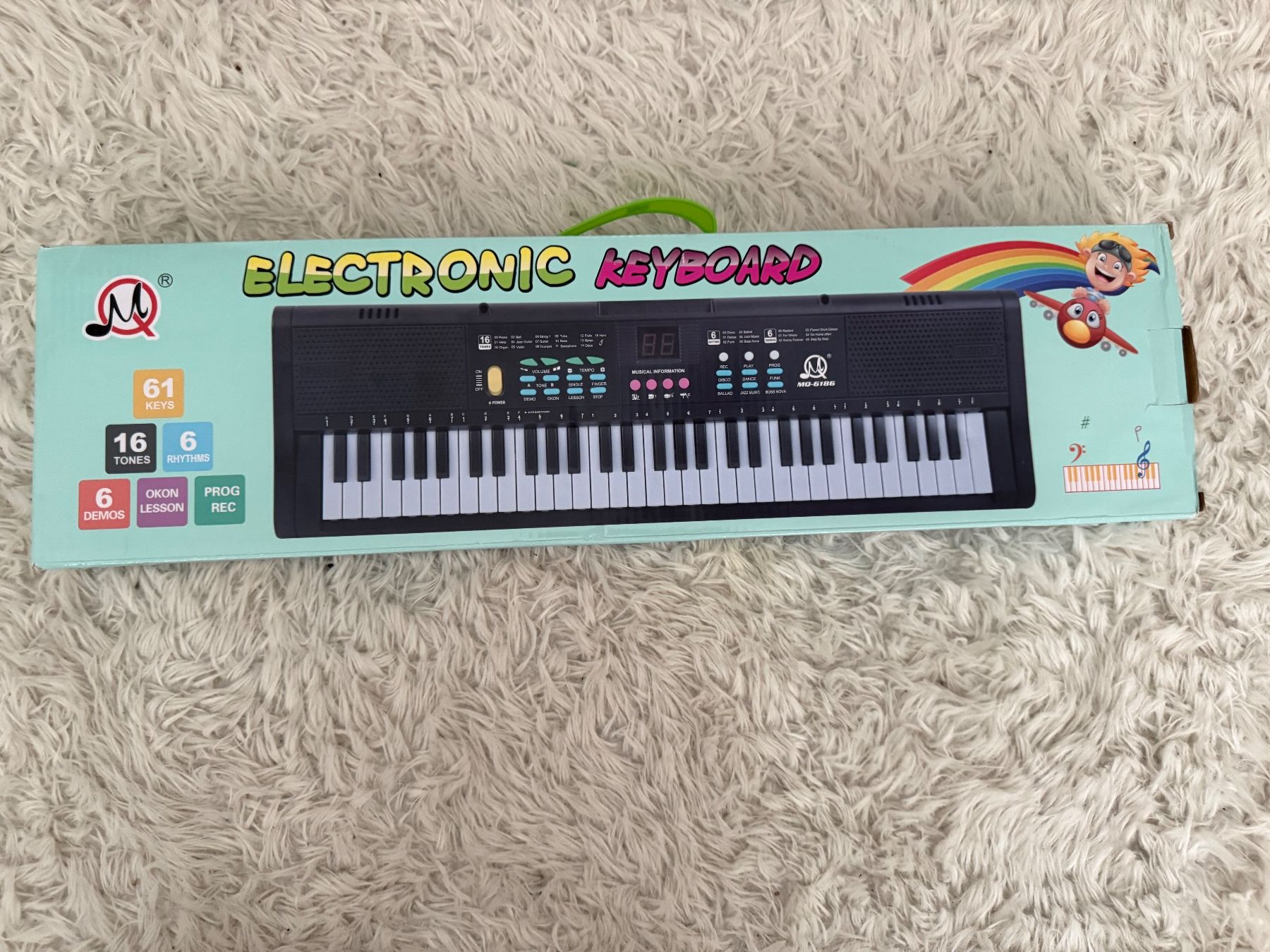 Giocattoli: Keyboard mit Mikrofon (Kinder) – Nuovo e nell'imballaggio originale da Au SG venduto da evi_86w5