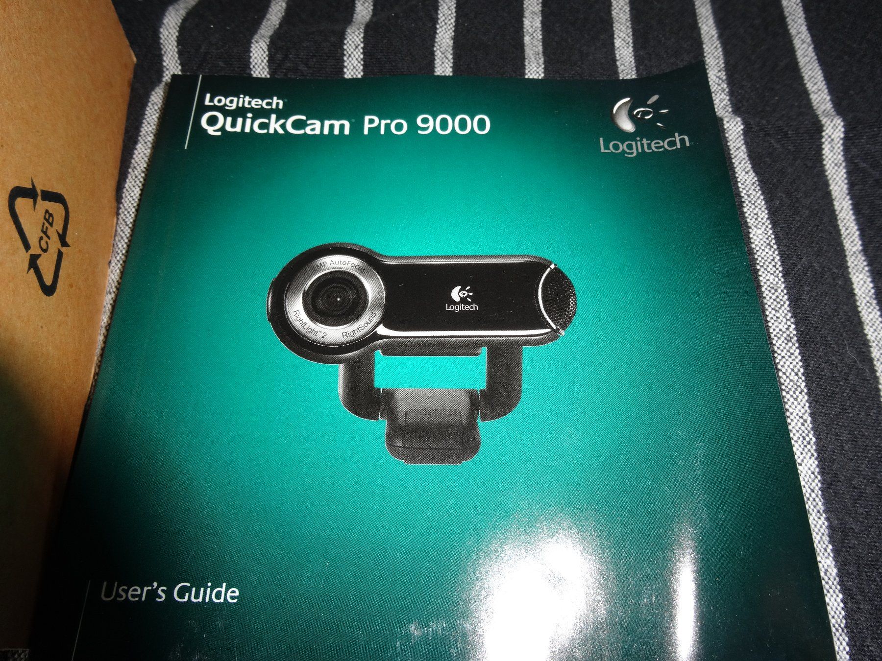 Logitech Webcam: Quick Cam Pro 9000 Logitech – Nuovo (secondo la descrizione) da Neerach venduto da jenny062 1