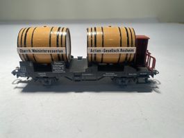 Märklin 4432 Fasswagen Oberrh. Weininteressenten, AC Achsen