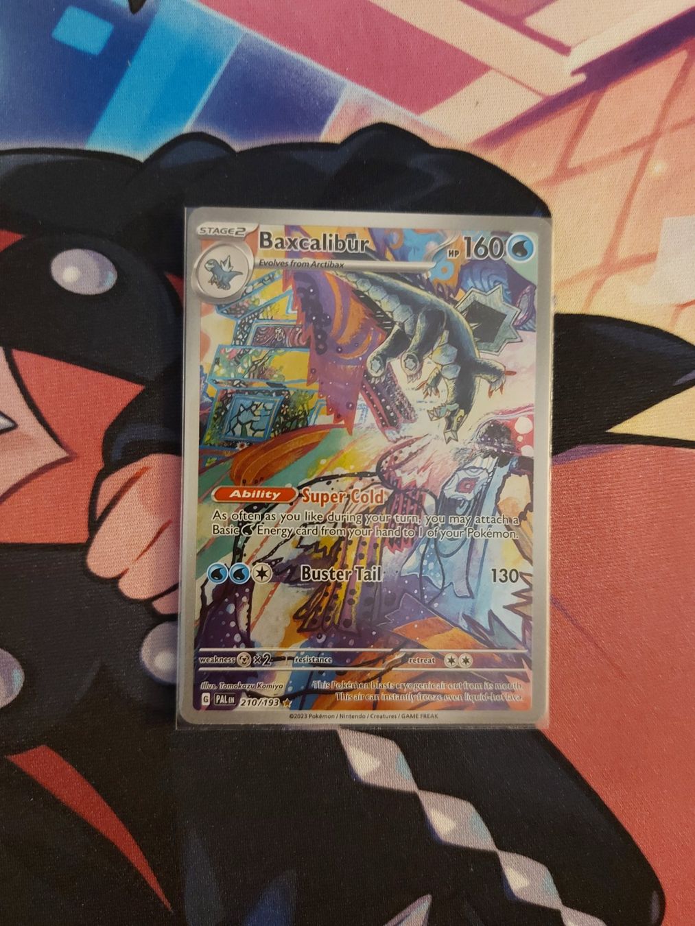 Pokémon Sammelbilder & Trading cards: Baxcalibur full art 210/193 PALen – Gebraucht aus Biasca von