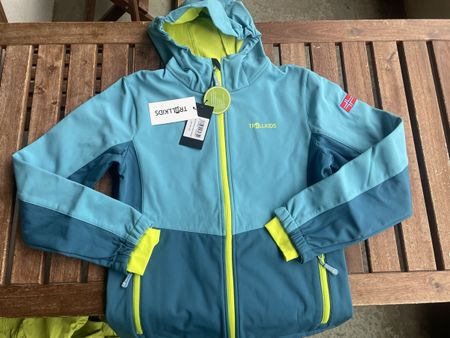 Trollkids Softshelljacke Kristiansand blau Gr.164 neu & OVP!