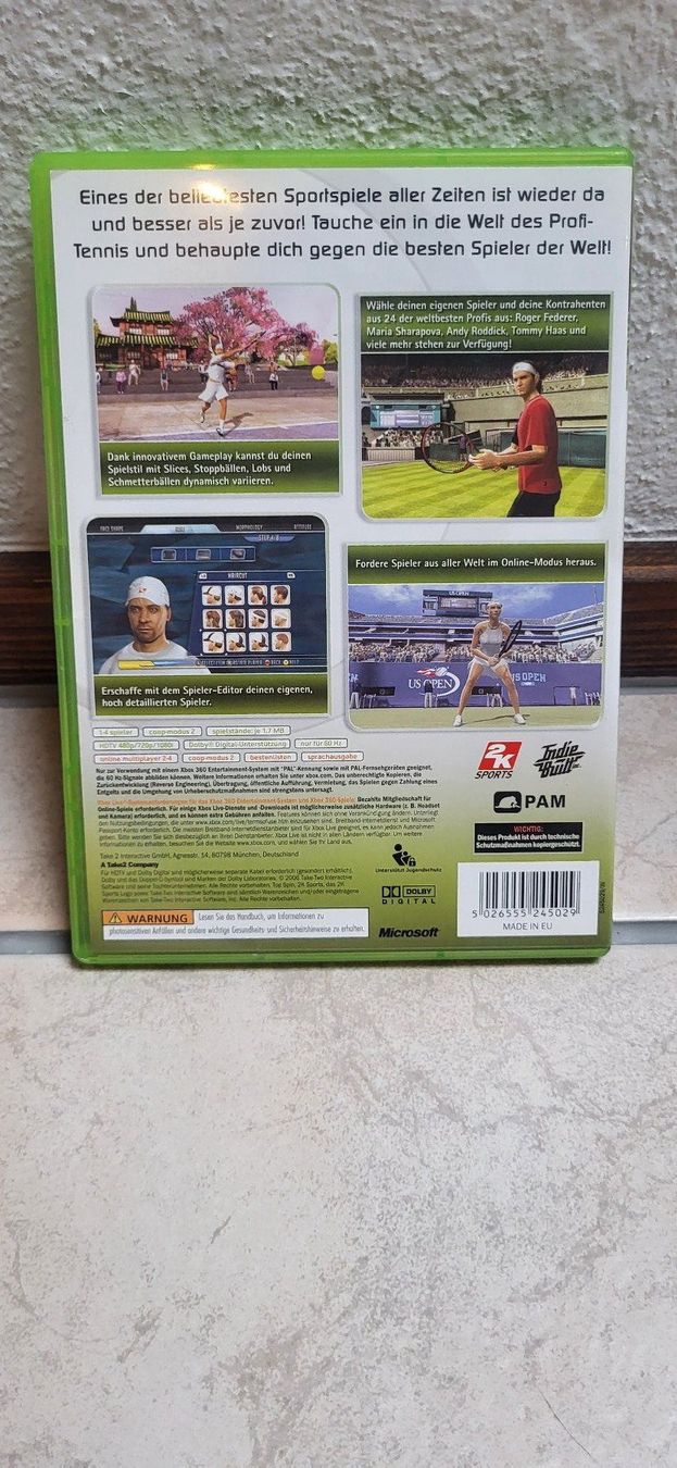 Microsoft Giochi: Xbox 360 – Top Spin 2 – Usato da Münsingen venduto da Heroism2010 1