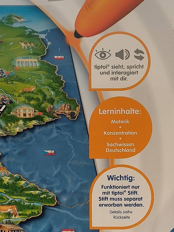 Puzzle: tiptoi Puzzle Deutschland – Usato da BUCHRAIN venduto da MPicardH 3