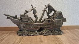 Schiffswrack Deko für Aquarium groß