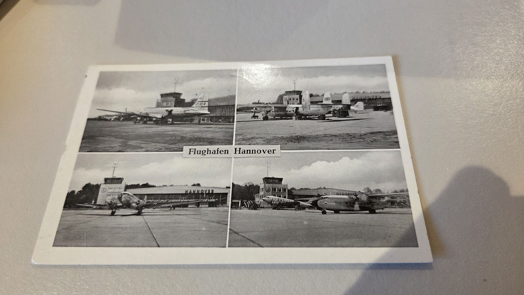 Cartes postales: 1954 Ansichtskarte Flughafen Hannover – D'occasion à Arni AG par Moth68