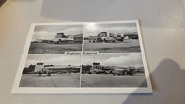1954 Ansichtskarte Flughafen Hannover