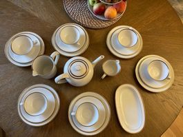 Geschirrset Langenthal, vintage, 22-teilig
