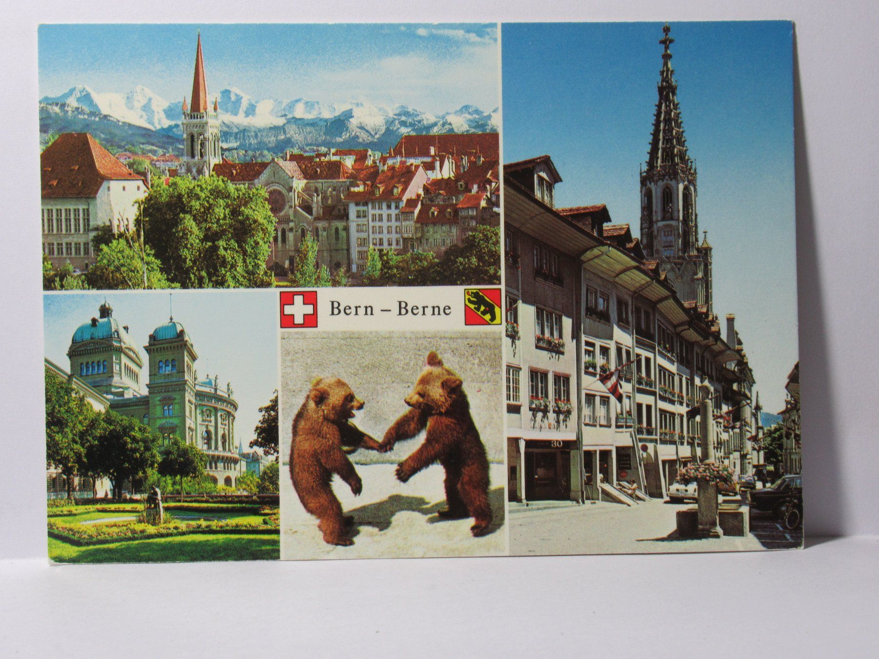 Cartoline postali: Bern  , Münster , Bärengraben – Usato da Grenchen venduto da Bluemchen1900