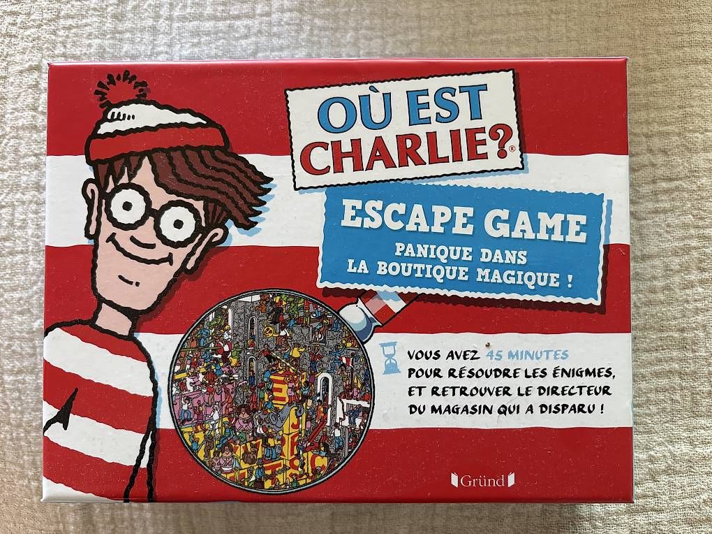 Spiele: Escape game "Où est Charlie?"  – Gebraucht aus Bavois von Nanao12