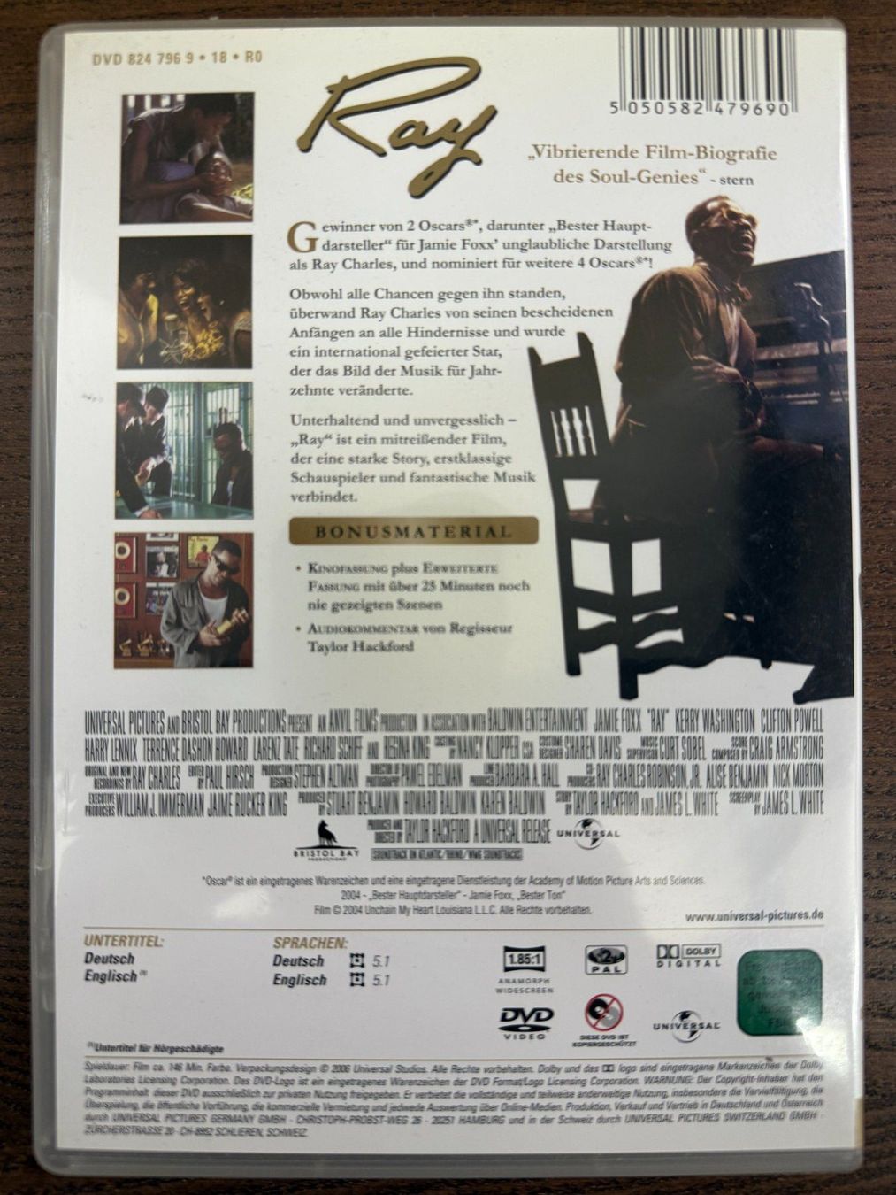 Tutti i DVDs: Ray – Usato da Zürich venduto da FilmFreunde 1