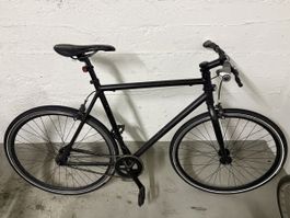 City Bicycle Black Frame Single Speed