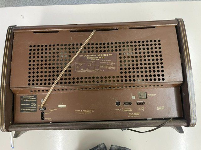 Schaub Lorenz Radio: Radio Antik Schaub Lorenz  ca. 1958 – Usato da Möriken AG venduto da Khka01 2