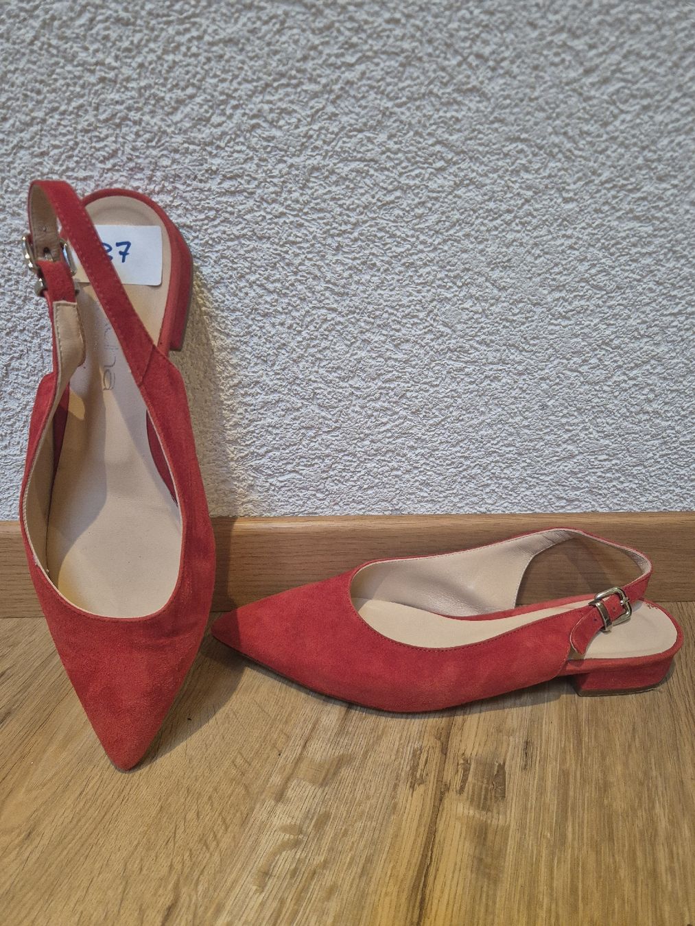 Damenschuhe: Valuna Rote Slingpumps Wildleder Gr. 37 – Gebraucht aus St. Gallen von ali_tms5