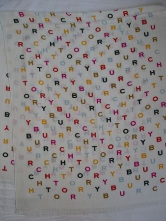 Tory Burch / Logo Schal Wolle Seide 184 x 81.5 cm
