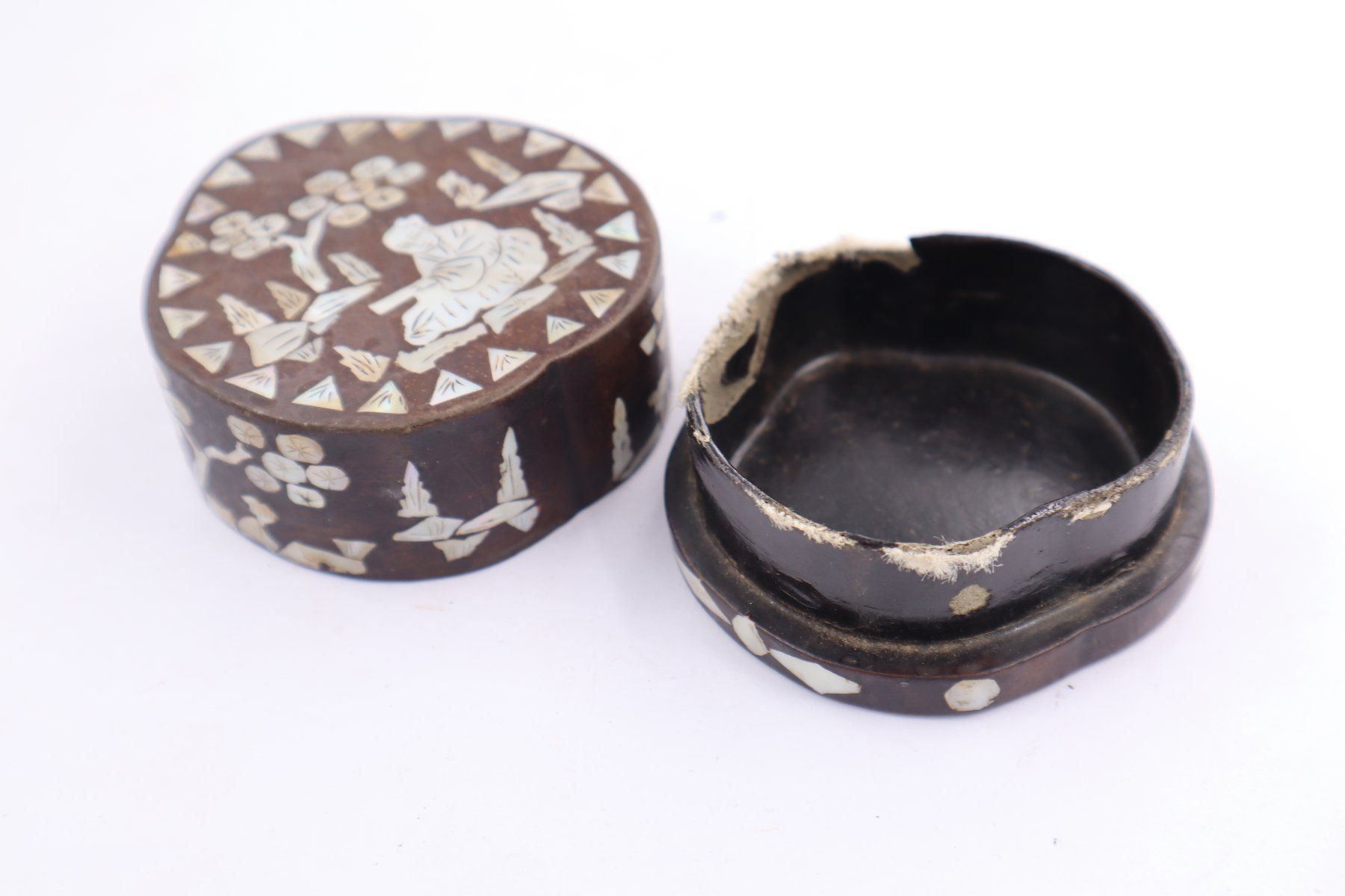 Pots: China Antike Schachtel Perlmutter Papier Maché – D'occasion à Baden par swiss-alps 8