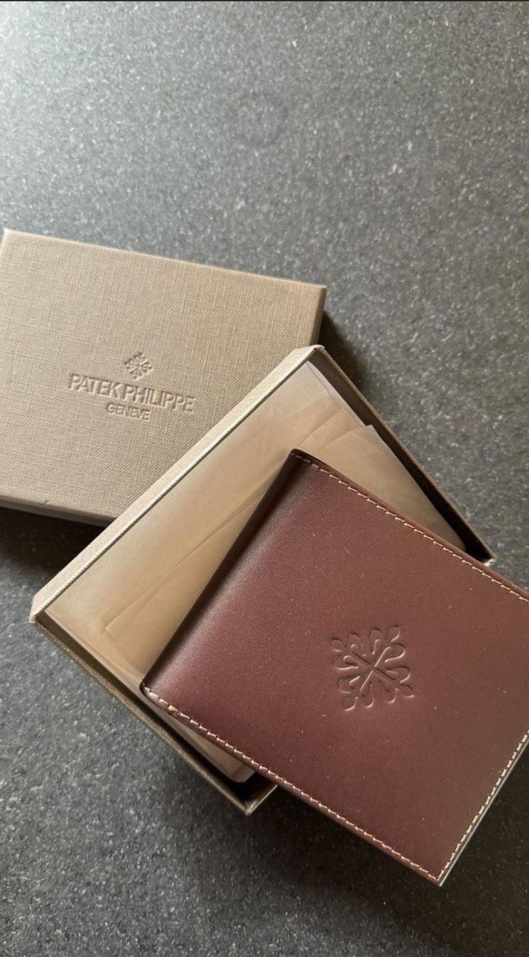 Patek Philippe Portafogli: Patek Philippe Brieftasche/Portemonnaie – Nuovo e nell'imballaggio originale da Salgesch venduto da Vintageswitzerland 1