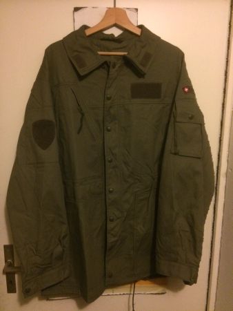 Schweizer Armee Militär Kälteschutz Jacke Gr.48N TAZ MP