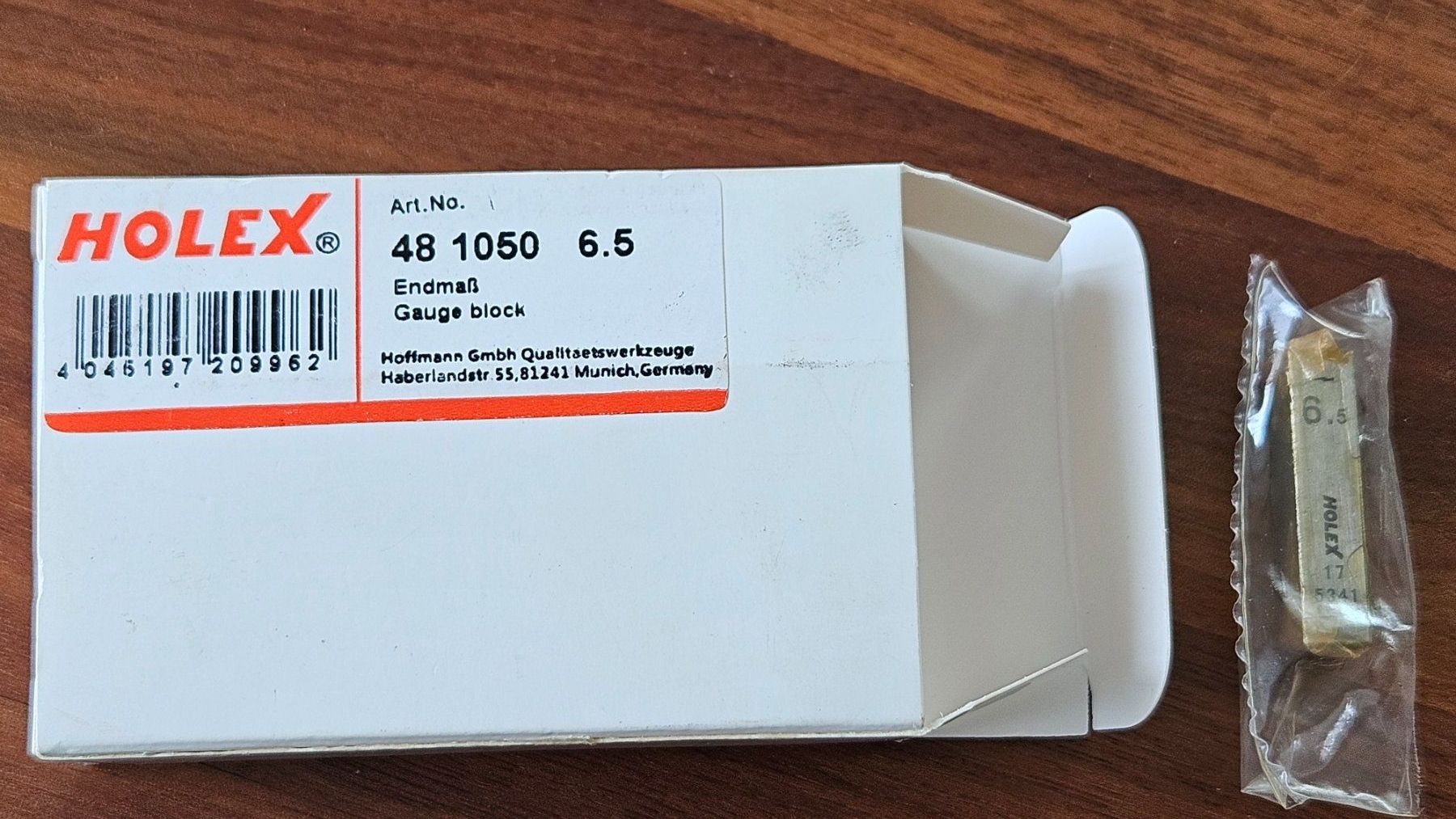 Misurare: HOLEX Endmass 6.5mm neu – Nuovo e nell'imballaggio originale da Untervaz venduto da FullFlap777