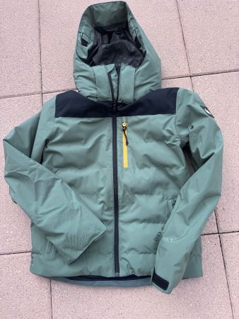 Veste ski QUIICKSILVER, garçon 14 and, Kaki, très bon état