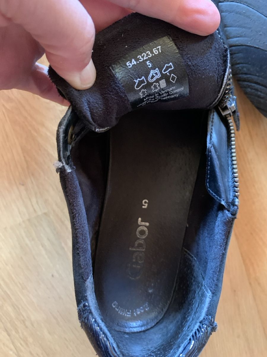 Gabor Damenschuhe: Baskets Gabor noires taille 5 bon état – Gebraucht aus Finhaut von dod 2