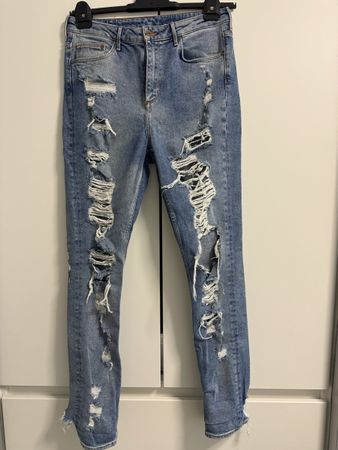 Ripped Blue Jeans H&M