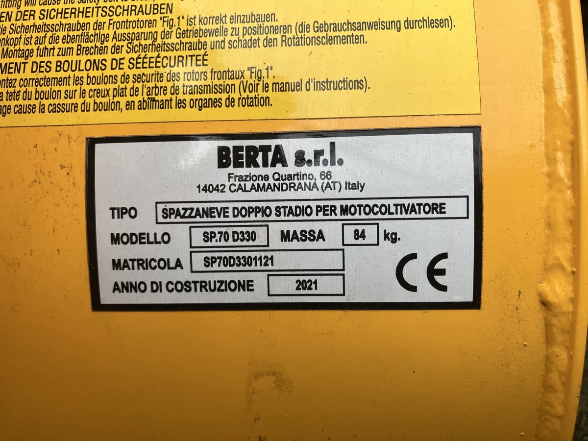 Sgombero neve: Vendo fresa neve – Usato da Mairengo venduto da ver_g8q6 3