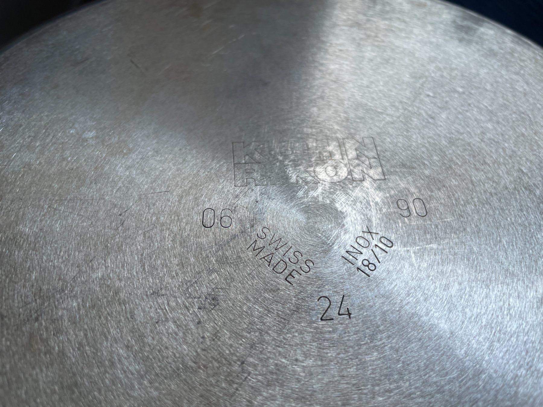 Kuhn Padelle: Kuhn Rikon Edelstahlpfanne – Usato da Schmerikon venduto da die_8b8m 3