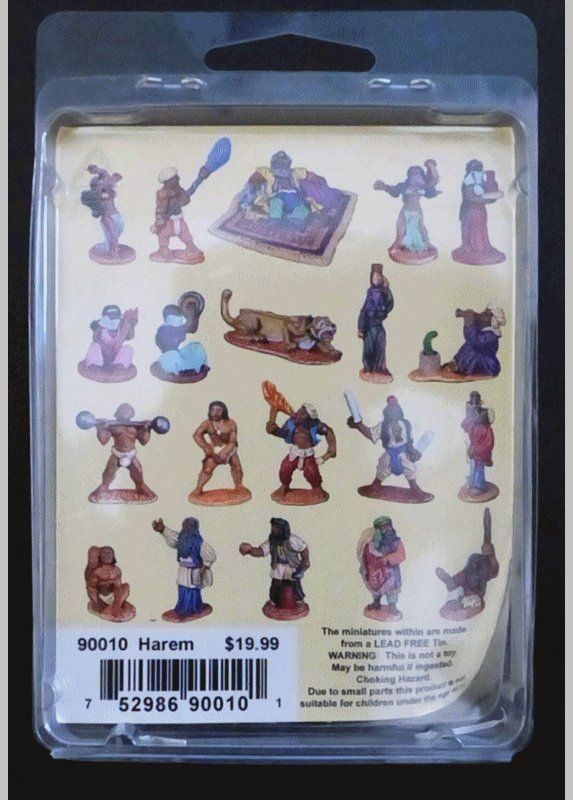 Statuette: LOT 3 BOXES LEAD MINIATURE HAREM ARABIAN KNIGHTS & MAGIC – Nuovo e nell'imballaggio originale da Lugano venduto da YouWantUS 2