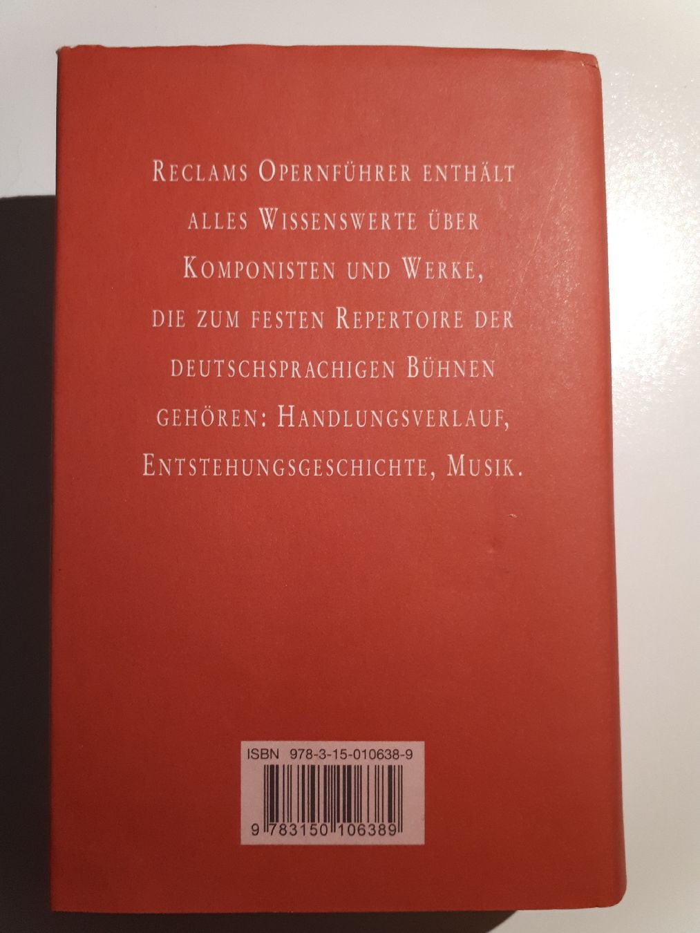 Bücher: Reclams Opernführer – Gebraucht aus Dietikon von Buchantiqdietikon 1