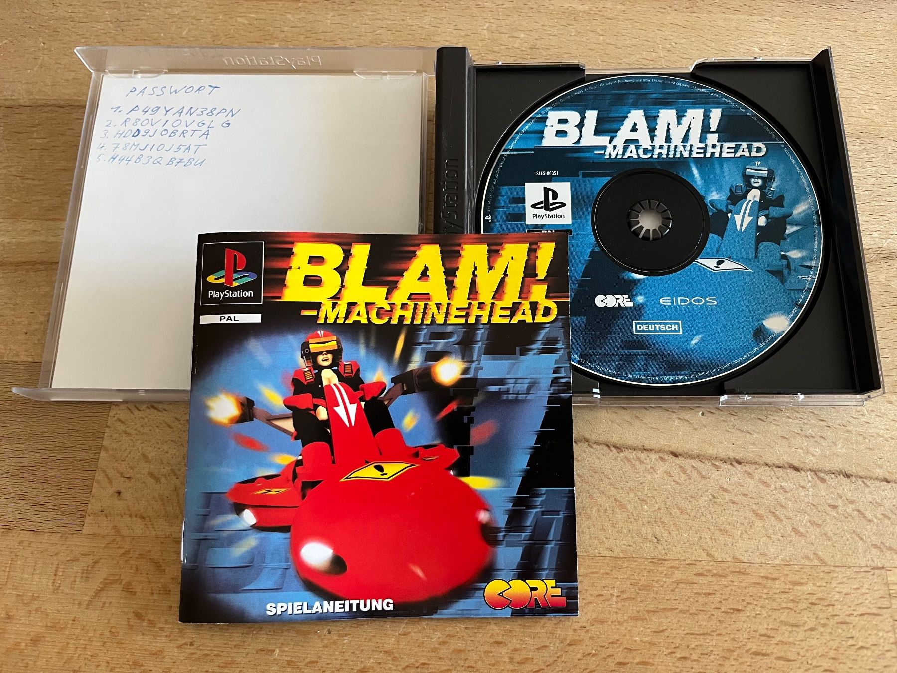 Sony Giochi: Playstation PS1 Game: Blam! Machinehead - sehr gut – Usato da Thalwil venduto da ranx 1