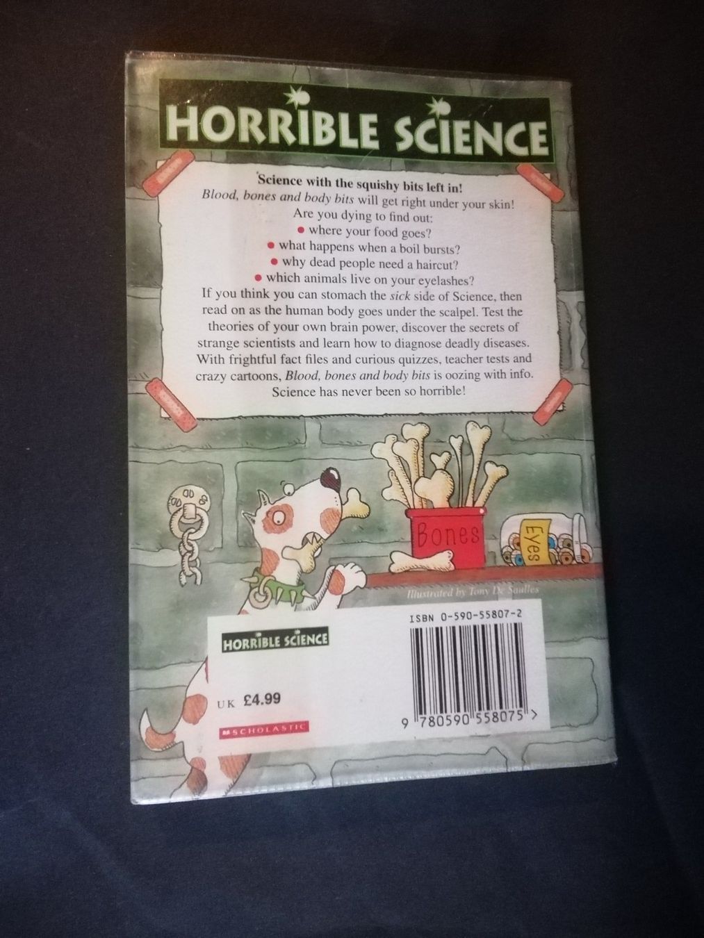 Libri: Horrible Science: Blood, Bones and Body Bits- – Usato da Commugny venduto da Juliemimi 1
