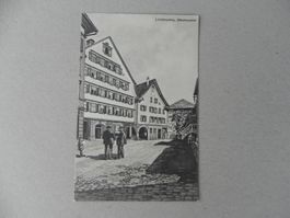 Karte Lichtensteig SG Obertorplatz 1920