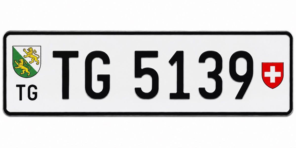 Insegne: Auto Kennzeichen/Schild Thurgau TG 5139 – Usato da Aadorf venduto da Mehmet92