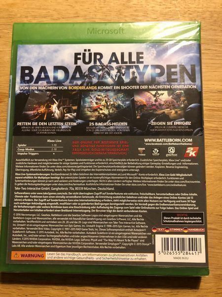 Microsoft Giochi: Battleborn für Xbox One – Nuovo e nell'imballaggio originale da Kestenholz venduto da Mad18 1