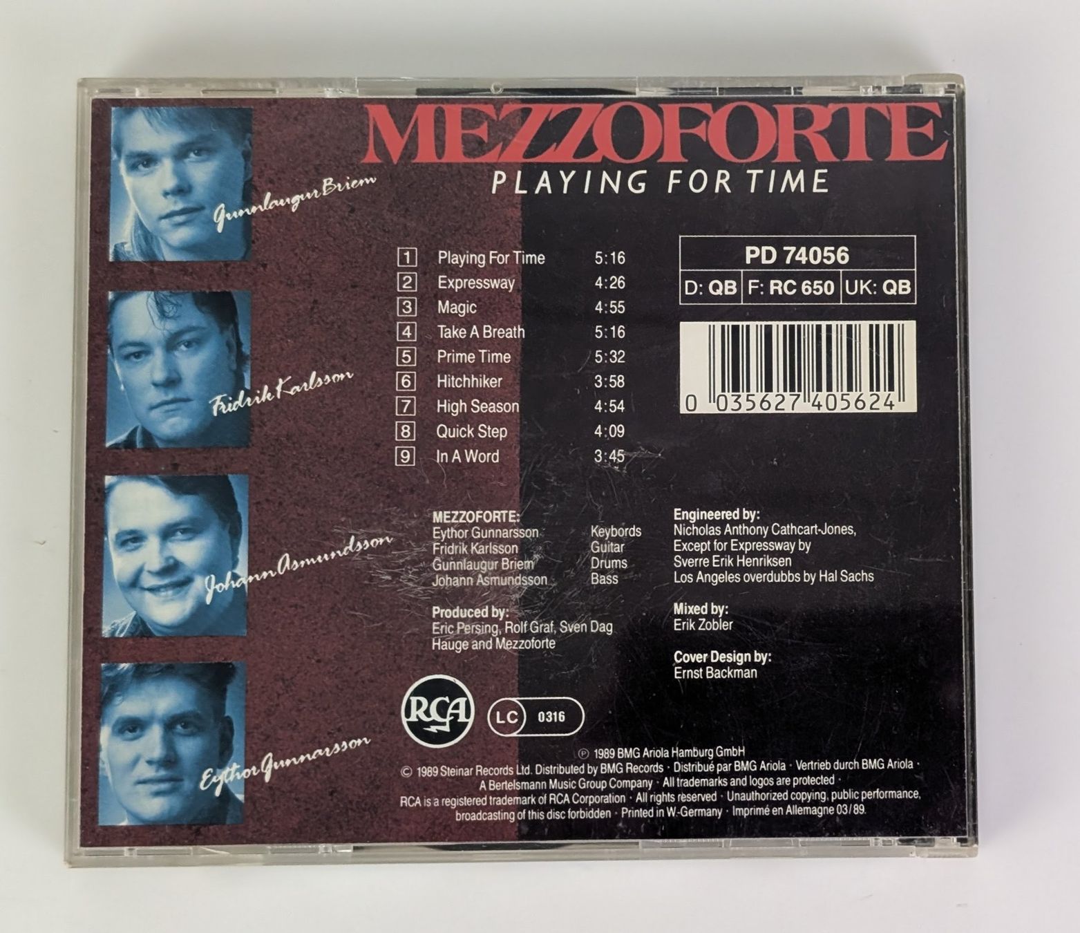 CDs: Mezzoforte - Playing for Time - Seltene CD - Top – D'occasion à Zürich par 1.Simon 1