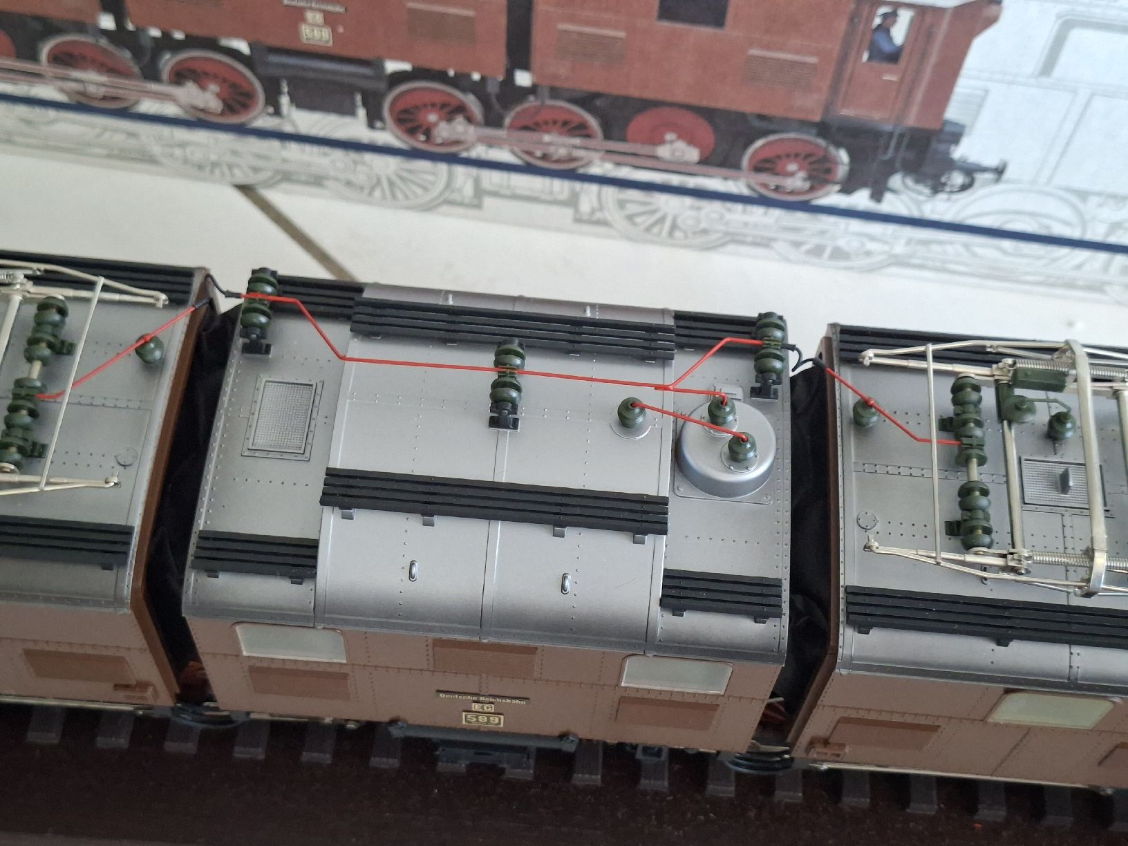 Märklin Modellini di ferrovie: Märklin Spur 1 5516 E-Lok EG 589 – Usato da Boll venduto da romanm0 8
