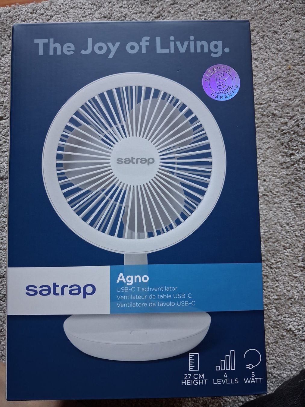 Ventilatori: Tischventilator - neu und unbenutzt! – Nuovo e nell'imballaggio originale da Dallenwil venduto da energy2127
