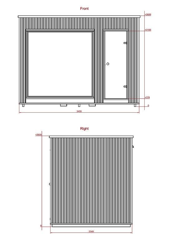 Sauna & Accessori: Luxussauna 2,3m x 3,4 m – Usato da St. Gallen venduto da Spa_at_Home911 7