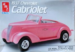 AMT 37 1937 Chevy Chevrolet Cabriolet 3in1 #6744 1:25