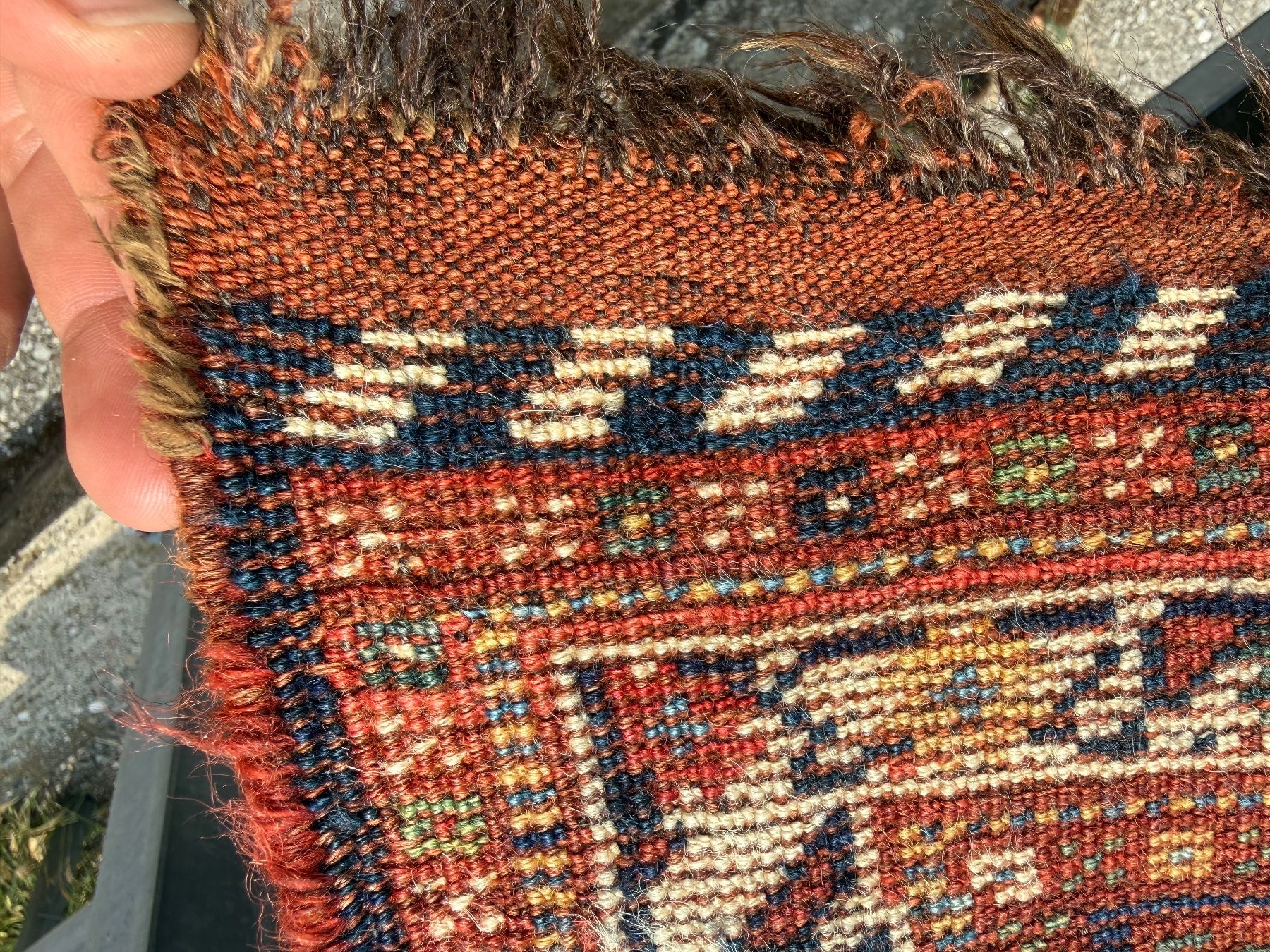 Tappeti: Khamseh antiker Teppich mit wundervollen Farben 117x80cm – Usato da Vacallo venduto da cri_229f 8