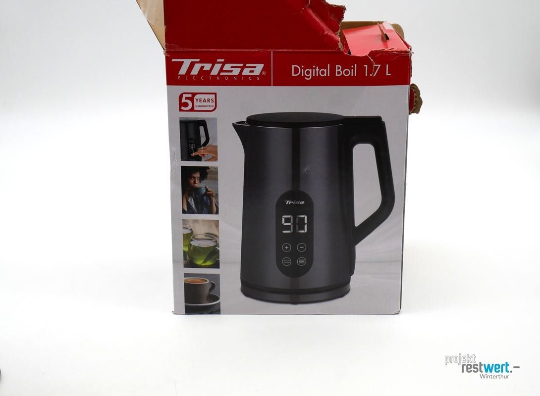 Trisa Bouilloires électriques: TRISA Digitaler Wasserkocher 1.7L – Neuf (Voir description) à Winterthur par Restwert_Winterthur 5