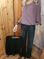 megaschönes Outfit  Bluse ,jeans und Shirt..gr.L